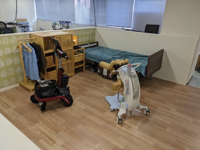 Robots for nursing care were placed in the facility (Sendai City)